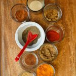 spices to make homemade curry powder