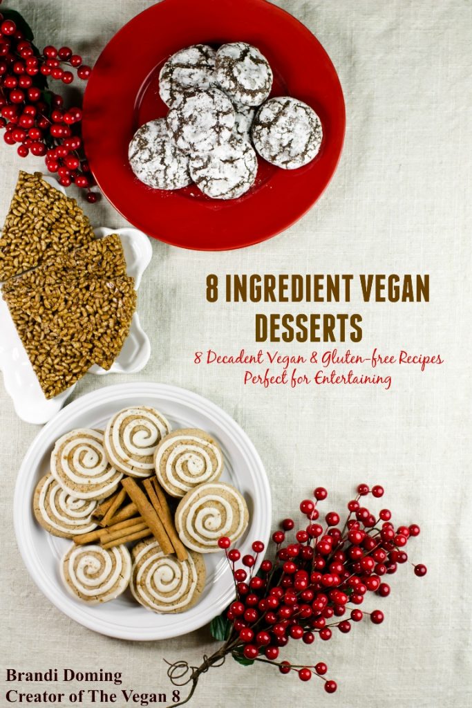 8 Ingredient vegan desserts book cover