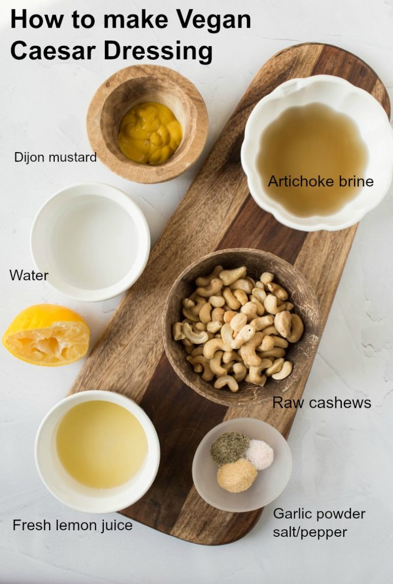 Best Vegan Caesar Dressing (No Mayo!)