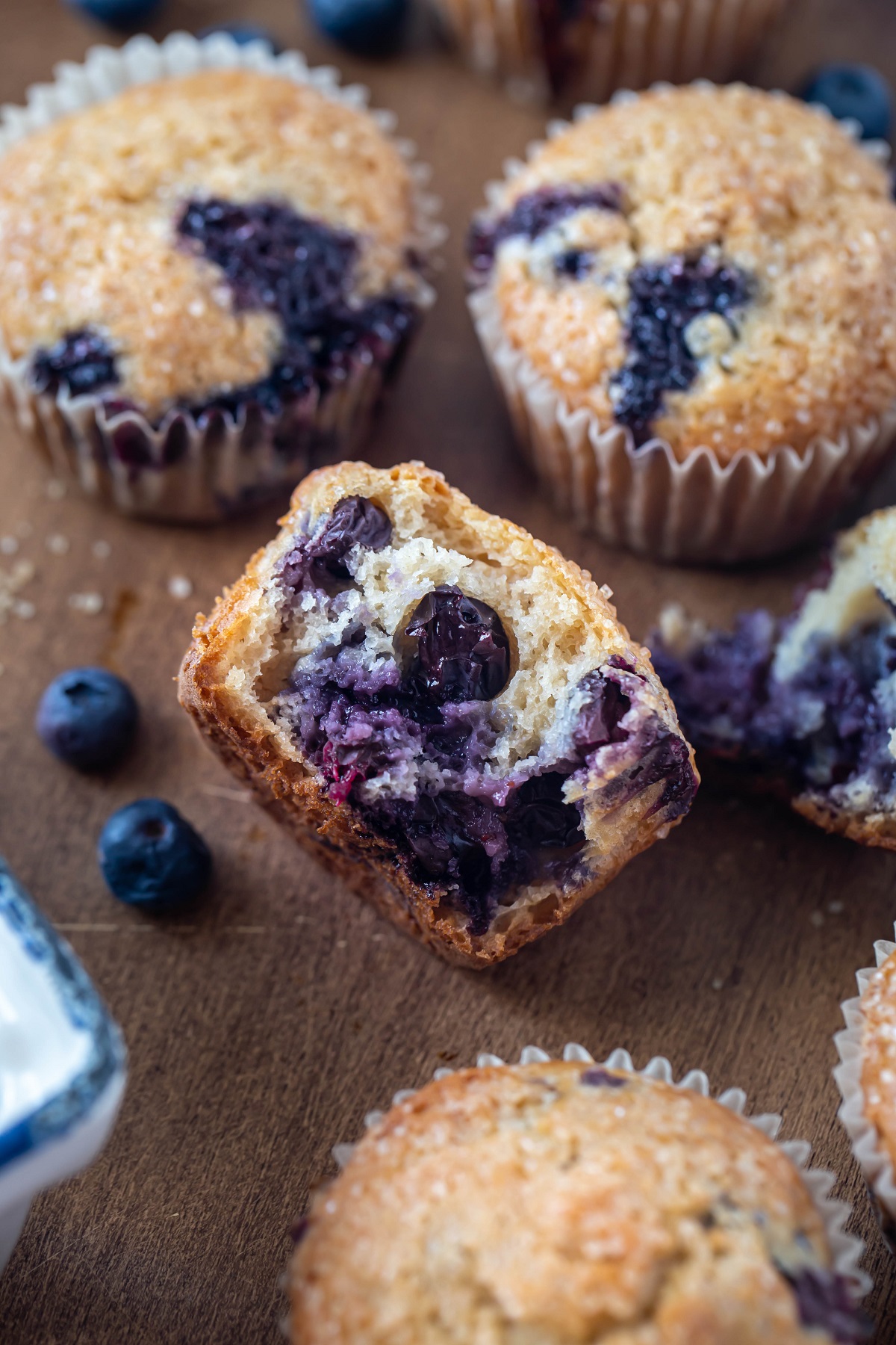 The Best Vegan Blueberry Muffins With Lemon - The Vegan 8