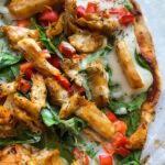 corner piece view of pizza