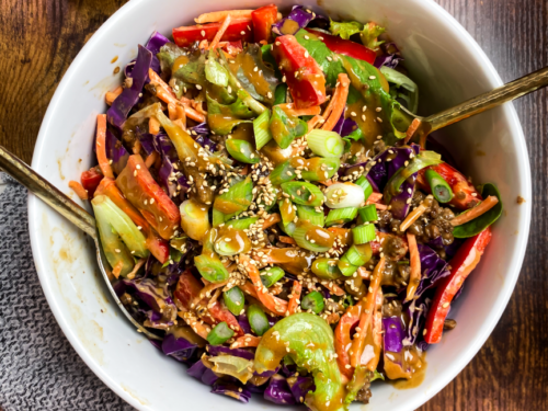 Vegan Thai Peanut Salad